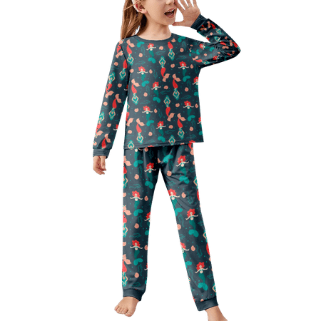 Kids Pajamas Set Mermaid Fashionable Design Unique Art Long Sleeve Sleepwears for Kids for Daily
Kids Pajamas Set Mermaid Fashionable Design Unique Art Long Sleeve Sleepwears for Kids for Daily