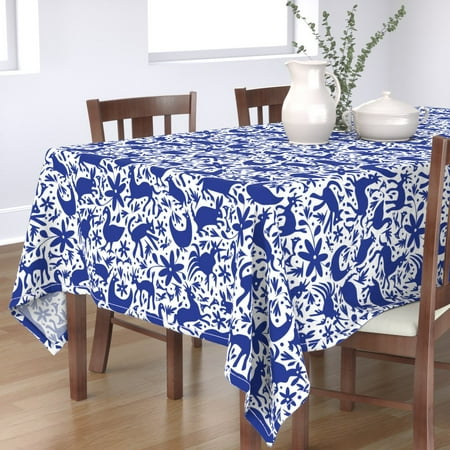 Cotton Sateen Tablecloth 90 Square - Mexico Cobalt White Deer Cats Spring Happy Large Texas Springtime Scale Chickens Roosters Print Custom Table Linens by Spoonflower
Cotton Sateen Tablecloth 90 Square - Mexico Cobalt White Deer Cats Spring Happy Large Texas Springtime Scale Chickens Roosters Print Custom Table Linens by Spoonflower