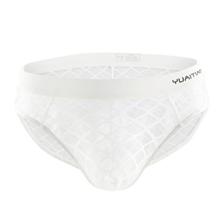 Panties For Men Underwear Nylon Mesh Low Waist Solid Color Breathable Underwear Briefs
Panties For Men Underwear Nylon Mesh Low Waist Solid Color Breathable Underwear Briefs
