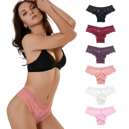Women s Lace Underwear Low-Waist Sexy Breathable Hipster Panties Stretch Bikini Thongs Briefs GB15 Pink S
Women s Lace Underwear Low-Waist Sexy Breathable Hipster Panties Stretch Bikini Thongs Briefs GB15 Pink S