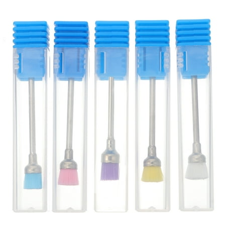 HOMEMAXS 5pcs Nail Drill Brushes Nail Dust Remover Cleaners Nail Drill Machine