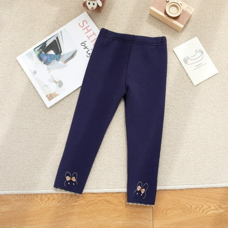 Gyratedream Toddler Kids Bowknot Rabbit Basic Fleece Lined Leggings Little Girls Winter Warm Pants 2-3 Years DK Blue
Gyratedream Toddler Kids Bowknot Rabbit Basic Fleece Lined Leggings Little Girls Winter Warm Pants 2-3 Years DK Blue
