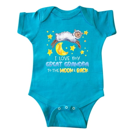 Inktastic I Love my Great Grandpa to the Moon and Back Cute Sheep Gift Baby Boy or Baby Girl Bodysuit
Inktastic I Love my Great Grandpa to the Moon and Back Cute Sheep Gift Baby Boy or Baby Girl Bodysuit