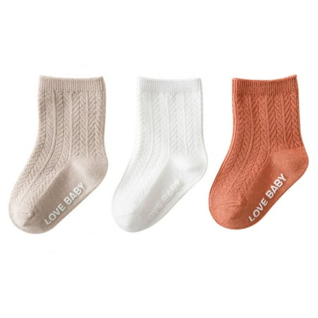 Baby 3-Pack All Weather Crew-Length Socks Mesh & Thermal Stretch - Unisex Girls Boys
Baby 3-Pack All Weather Crew-Length Socks Mesh & Thermal Stretch - Unisex Girls Boys