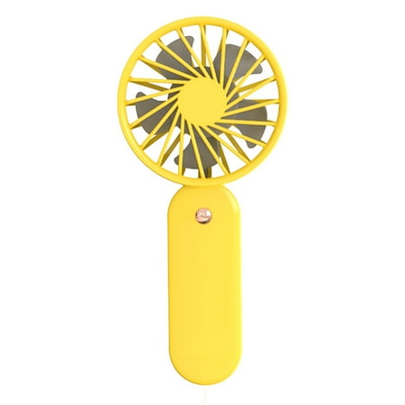 Mini Handheld Fan Portable Pocket Fan USB Fan with Rechargeable Battery and 3 Speeds for Travel Home Office School and Outdoor Yellow
Mini Handheld Fan Portable Pocket Fan USB Fan with Rechargeable Battery and 3 Speeds for Travel Home Office School and Outdoor Yellow