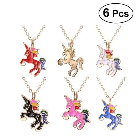 6 Pcs Unicorn Necklace For Girls Ladies Horse Pendants Necklaces Animal Statement Jewelry
6 Pcs Unicorn Necklace For Girls Ladies Horse Pendants Necklaces Animal Statement Jewelry