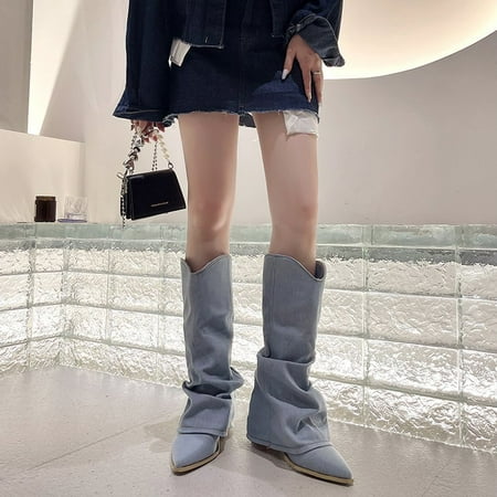 Cowboy Boots For Women Slip On Long Boots Chunky Heel Autumn Winter Girl s Boots Shoes
Cowboy Boots For Women Slip On Long Boots Chunky Heel Autumn Winter Girl s Boots Shoes