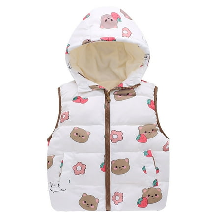 Loniway Winter Coats For Girls New Down Cottonblend Vest Small Children Floral Hooded Vest For Boys And Girls Baby Cartoon Warm Vest Coat WH2 5-6 Years
Loniway Winter Coats For Girls New Down Cottonblend Vest Small Children Floral Hooded Vest For Boys And Girls Baby Cartoon Warm Vest Coat WH2 5-6 Years