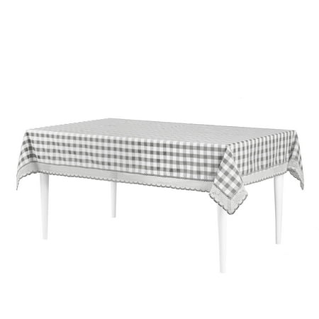 

Buffalo Check Plaid Tablecloth - Gray - 60 in x 104 in