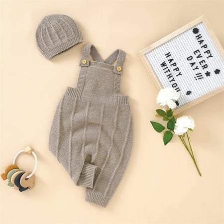 NECHOLOGY Baby Knit Romper Cotton Sleeveless Boy Girl Sweater Clothes Baby Bodysuit Baby Girl Hooded Sweatshirt Sweater Khaki 3-6 Months
NECHOLOGY Baby Knit Romper Cotton Sleeveless Boy Girl Sweater Clothes Baby Bodysuit Baby Girl Hooded Sweatshirt Sweater Khaki 3-6 Months