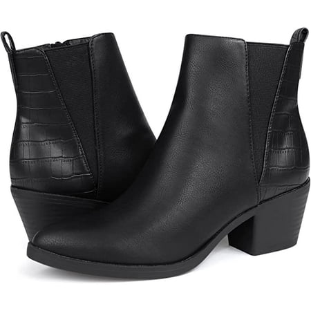 SHIBEVER Women Pointed Toe Block Heel Chelsea Boots Female Chunky Heel Ankle Booties
SHIBEVER Women Pointed Toe Block Heel Chelsea Boots Female Chunky Heel Ankle Booties