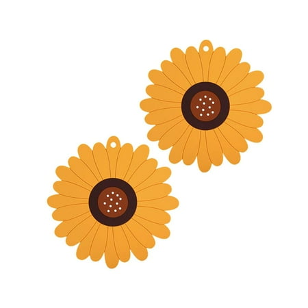 2Pcs Heat Resistant Coasters Sunflower Hot Pot Holder Insulation Pads for Table and Countertop
2Pcs Heat Resistant Coasters Sunflower Hot Pot Holder Insulation Pads for Table and Countertop
