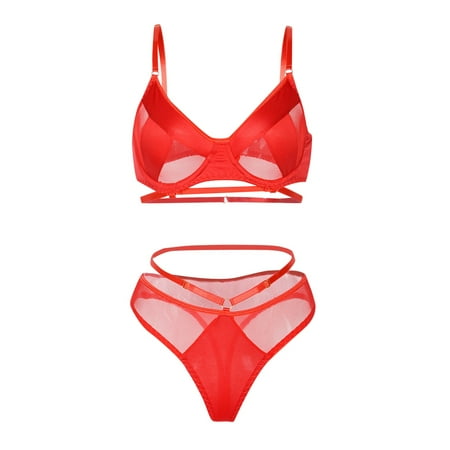 Vedolay Lingerie Sets Women Lingerie Set with Garter Belt Sheer Mesh 3 Piece Bra and Panty Set Teddy White S
Vedolay Lingerie Sets Women Lingerie Set with Garter Belt Sheer Mesh 3 Piece Bra and Panty Set Teddy White S