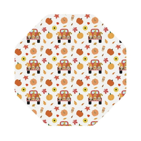 Giroia Cute Gnomes In Red Truck Coasters Leather Coasters Set of 6 Coaster for Drinks Octagon
Giroia Cute Gnomes In Red Truck Coasters Leather Coasters Set of 6 Coaster for Drinks Octagon