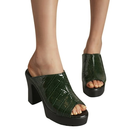 Heels for Women Clearance Womens High Heels Sandals Open Toe Summer Ladies Wedding Shoes Slippers Slip on Party Shoes Platform Thick Heel Leather Comfy Wedding Office Pumps Chunky Sandals
Heels for Women Clearance Womens High Heels Sandals Open Toe Summer Ladies Wedding Shoes Slippers Slip on Party Shoes Platform Thick Heel Leather Comfy Wedding Office Pumps Chunky Sandals