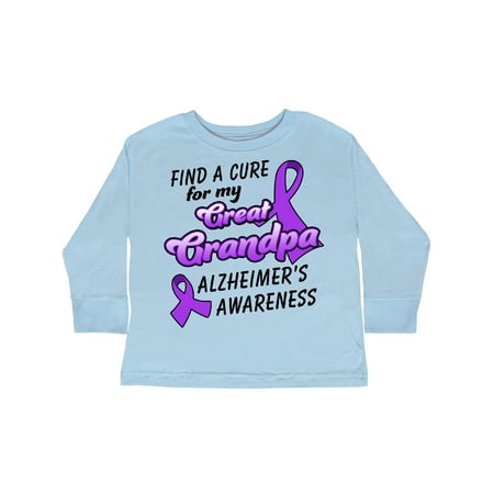 Inktastic Alzheimer s Awareness Find a Cure for my Great Grandpa Gift Toddler Boy or Toddler Girl Long Sleeve T-Shirt
Inktastic Alzheimer s Awareness Find a Cure for my Great Grandpa Gift Toddler Boy or Toddler Girl Long Sleeve T-Shirt