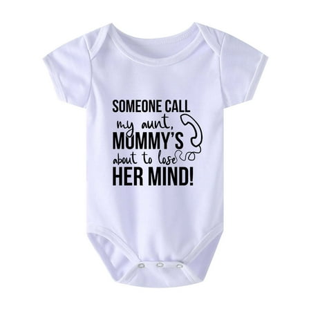 Newborn Baby Boy Girl Clothes Infant Romper Bodysuits Toddler Baby Girls Boys Short Sleeve Letter Print T-Shirt Jumpsuit Romper White 0-3 Months
Newborn Baby Boy Girl Clothes Infant Romper Bodysuits Toddler Baby Girls Boys Short Sleeve Letter Print T-Shirt Jumpsuit Romper White 0-3 Months