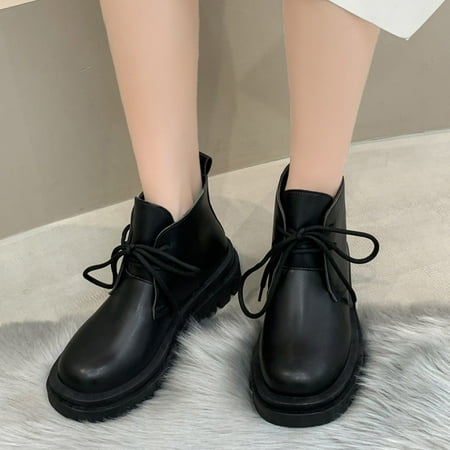 Cathalem Womens Boots Booties Size 8 Fashion Women Solid Color Autumn Square Heels Lace Up Short Women s Boots & Booties Lug Sole Black 6.5
Cathalem Womens Boots Booties Size 8 Fashion Women Solid Color Autumn Square Heels Lace Up Short Women s Boots & Booties Lug Sole Black 6.5