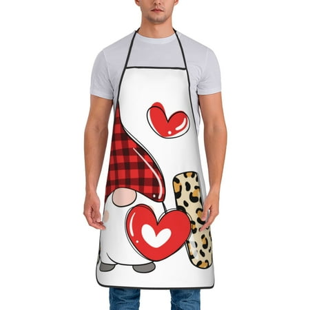 Wukai Love Gnomes Print Aprons Adjustable Bib Aprons Cooking Kitchen Chef Apron for Women and Men
Wukai Love Gnomes Print Aprons Adjustable Bib Aprons Cooking Kitchen Chef Apron for Women and Men