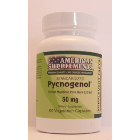 Pycnogenol 50 MG American Supplements 60 VCaps