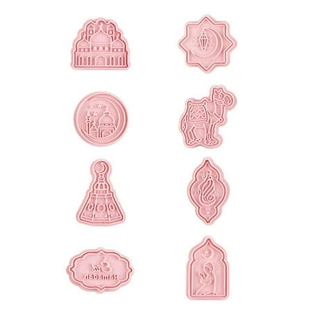8 PCS DIY Cookie Stamp Cookie Cutter Molds Set Plastic Material Cute DIY Cookie Cutting Moulds Eid Ramadan Series Shapes
8 PCS DIY Cookie Stamp Cookie Cutter Molds Set Plastic Material Cute DIY Cookie Cutting Moulds Eid Ramadan Series Shapes