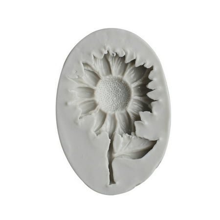 GYMNASTIKA Cake Mold Sunflower Silicone Mold Fondant Cake Chocolate Polymer Clay Decorative Tool