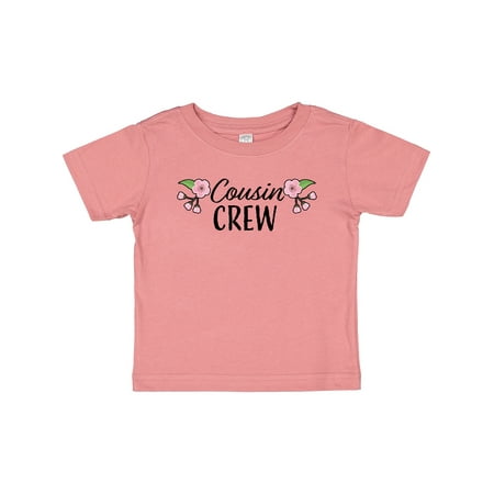 Inktastic Cousin Crew with Flowers Gift Baby Girl T-Shirt 
Inktastic Cousin Crew with Flowers Gift Baby Girl T-Shirt