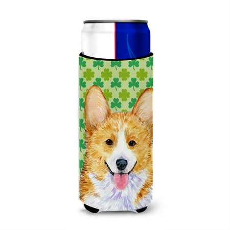 Corgi St. Patrick s Day Shamrock Portrait Ultra Beverage Insulators for slim cans SS4417MUK
Corgi St. Patrick s Day Shamrock Portrait Ultra Beverage Insulators for slim cans SS4417MUK