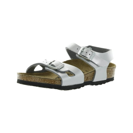 Birkenstock Girls Rio Kids Toddler Faux Leather Strappy Sandals