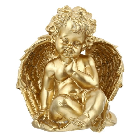 HOMEMAXS Angel Statue Adornment Decorative Resin Sculptural Ornament Home Decor