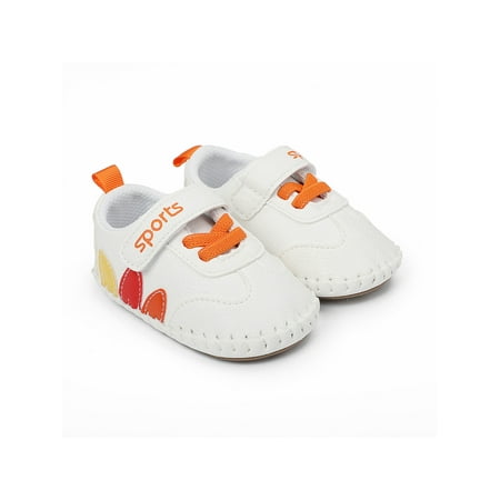 SIMANLAN Newborn Shoes Rubber Soft Sole Walking Sneakers Non-slip Crib Shoe Baby Girls Boys Lightweight Moccasins Flats Infant First Walker Orange 0-6 months
SIMANLAN Newborn Shoes Rubber Soft Sole Walking Sneakers Non-slip Crib Shoe Baby Girls Boys Lightweight Moccasins Flats Infant First Walker Orange 0-6 months