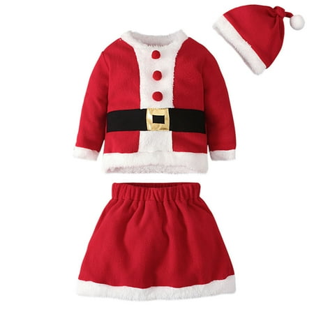 TAIAOJING Toddler Baby Girl Clothes Kids Christmas Patchwork Pullover Tops Skirt Hat Set Outfits For Girl 4-5 Years
TAIAOJING Toddler Baby Girl Clothes Kids Christmas Patchwork Pullover Tops Skirt Hat Set Outfits For Girl 4-5 Years