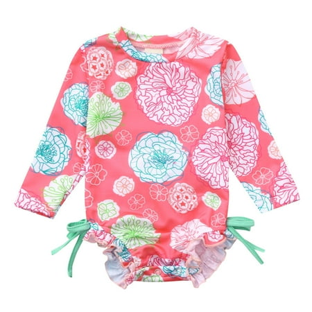 Sngxgn Baby Swimsuit Girl Girls Rash Guard Swimsuit 2-Piece Bathing Suit UPF 50 Summer Beach Swimwear Pink 12-18 Months
Sngxgn Baby Swimsuit Girl Girls Rash Guard Swimsuit 2-Piece Bathing Suit UPF 50 Summer Beach Swimwear Pink 12-18 Months