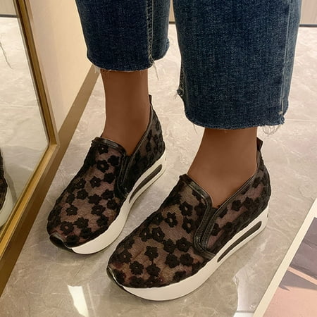 Gnobogi Wedge Sandals for Women Womens Fashion Mesh Cloth Low-tops Casual Shoes Thick Heel Lightweight And Comfortable Shoes for Women Dressy Summer Black
Gnobogi Wedge Sandals for Women Womens Fashion Mesh Cloth Low-tops Casual Shoes Thick Heel Lightweight And Comfortable Shoes for Women Dressy Summer Black