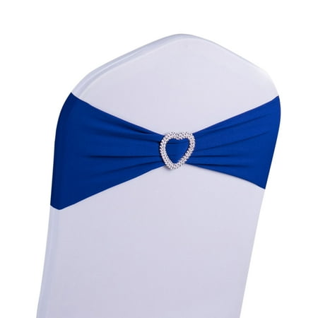 Stretch Chair Sashes Bows Chair Bands Pack of 10 with Buckle Slider for Party Banquet Wedding Reception
Stretch Chair Sashes Bows Chair Bands Pack of 10 with Buckle Slider for Party Banquet Wedding Reception