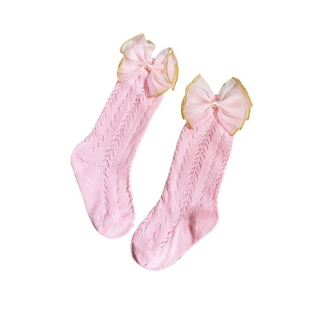 Gureui Toddler Infant Baby Girls Socks Bowknot Hollow Out Stocking Baby Medium Tube Socks for Spring Autumn 1-8 Years
Gureui Toddler Infant Baby Girls Socks Bowknot Hollow Out Stocking Baby Medium Tube Socks for Spring Autumn 1-8 Years
