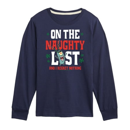 SpongeBob SquarePants - Plankton Naughty List - Toddler And Youth Long Sleeve Graphic T-Shirt
SpongeBob SquarePants - Plankton Naughty List - Toddler And Youth Long Sleeve Graphic T-Shirt