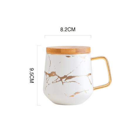 Livesture Ceramic Coffee Cup Mark Cup Marbled Household Water Cup Breakfast Cup With Lid Spoon Style B
Livesture Ceramic Coffee Cup Mark Cup Marbled Household Water Cup Breakfast Cup With Lid Spoon Style B