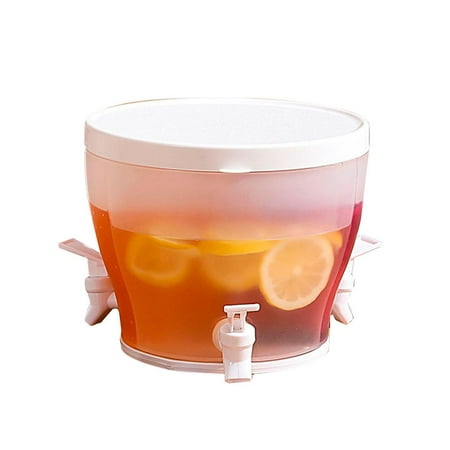 Fovolat Cold Kettle with Tap for Fridge - Rotating Drink Dispenser for Fridge Large Capacity Beverage Dispenser with Spigot - Milk Juice Water Dispensers for Parties
Fovolat Cold Kettle with Tap for Fridge - Rotating Drink Dispenser for Fridge Large Capacity Beverage Dispenser with Spigot - Milk Juice Water Dispensers for Parties