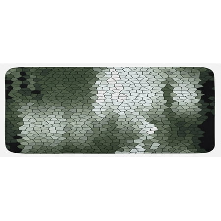 Abstract Kitchen Mat Mosaic Pattern Green and White Tones Geometric Graphic Pixelated Texture Plush Decorative Kitchen Mat with Non Slip Backing 47 X 19 Multicolor by Ambesonne
Abstract Kitchen Mat Mosaic Pattern Green and White Tones Geometric Graphic Pixelated Texture Plush Decorative Kitchen Mat with Non Slip Backing 47 X 19 Multicolor by Ambesonne