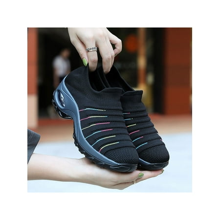 UKAP Women s Comfort Air Cushion Sneakers Athletic Running Shoes Slip On Casual Shoes Outdoor
UKAP Women s Comfort Air Cushion Sneakers Athletic Running Shoes Slip On Casual Shoes Outdoor