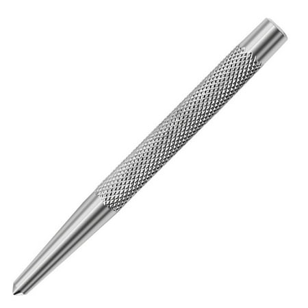Automatic Center Punch with Hardened Steel Metal Universal Tool Compatible with Machinists Carpenters with Knurled Cap
Automatic Center Punch with Hardened Steel Metal Universal Tool Compatible with Machinists Carpenters with Knurled Cap