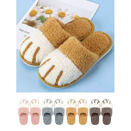 Sixtyshades Cute Animal Slippers for Women and Men Soft Fluffy Warm Non-Slip Couple Style Shoes Anti-Skid House Shoes(Brown 42/43)
Sixtyshades Cute Animal Slippers for Women and Men Soft Fluffy Warm Non-Slip Couple Style Shoes Anti-Skid House Shoes(Brown 42/43)