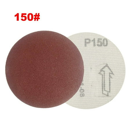 20 Pcs 5inch 125mm No Hole Hook and Loop Sanding Discs 60-2000 Grit Sandpaper