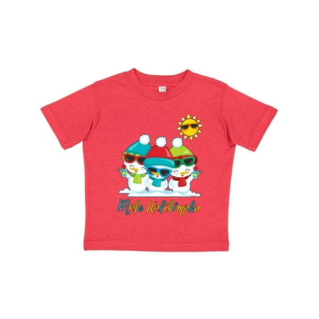 Inktastic Mele Kalikimaka Gift Toddler Boy or Toddler Girl T-Shirt