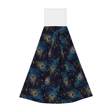 Zufioo Peacock Feathers Print Coral Fleece Velcro Hand Towel Hangable Absorbent Hand Towel Suitable for Kitchen Bathroom Household Items
Zufioo Peacock Feathers Print Coral Fleece Velcro Hand Towel Hangable Absorbent Hand Towel Suitable for Kitchen Bathroom Household Items