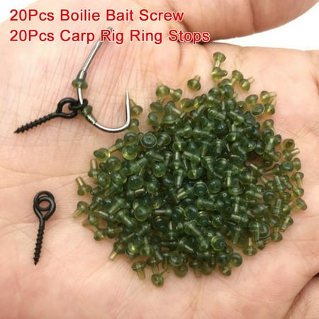 Hayafir 20 x Bait Screws With O-Rings + 20 x Hook Stops Carp Fishing Tackle Chod Rigs
Hayafir 20 x Bait Screws With O-Rings + 20 x Hook Stops Carp Fishing Tackle Chod Rigs