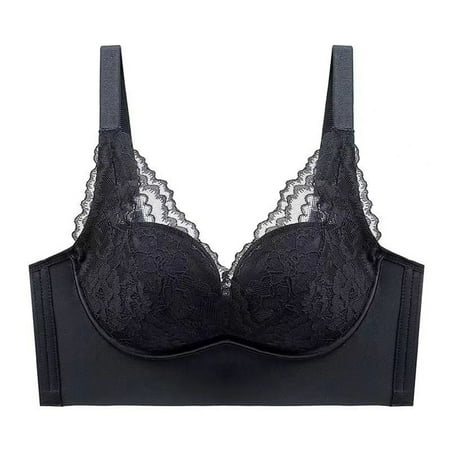 Fabiurt Women s Bra Women s Small Chest Underwear Flat Chest Thick Without Steel Ring Push Up Gathered To Show Big Without Adjustable Bra Underwear Black
Fabiurt Women s Bra Women s Small Chest Underwear Flat Chest Thick Without Steel Ring Push Up Gathered To Show Big Without Adjustable Bra Underwear Black