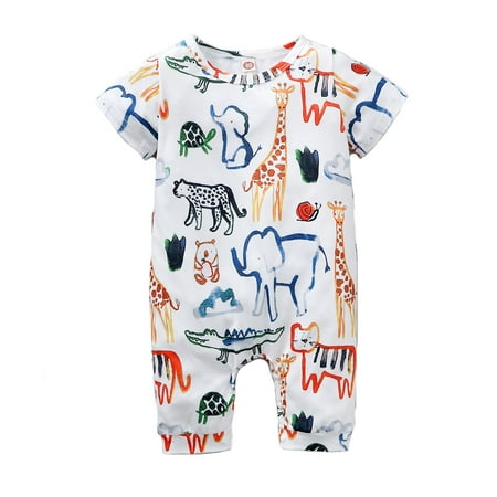 KIMI BEAR Newborn Baby Boys Rompers 9 Months Newborn Boy Summer Bodysuits 12 Months Newborn Boy Cozy Cartoon Animal Short Sleeve Jumpsuits Multi-color
KIMI BEAR Newborn Baby Boys Rompers 9 Months Newborn Boy Summer Bodysuits 12 Months Newborn Boy Cozy Cartoon Animal Short Sleeve Jumpsuits Multi-color