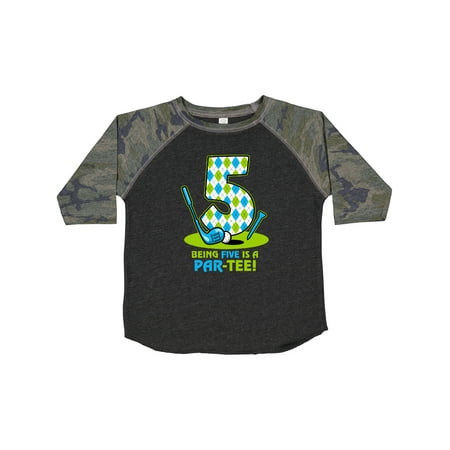 Inktastic Golf Par-Tee 5th Birthday Gift Toddler Boy Girl T-Shirt